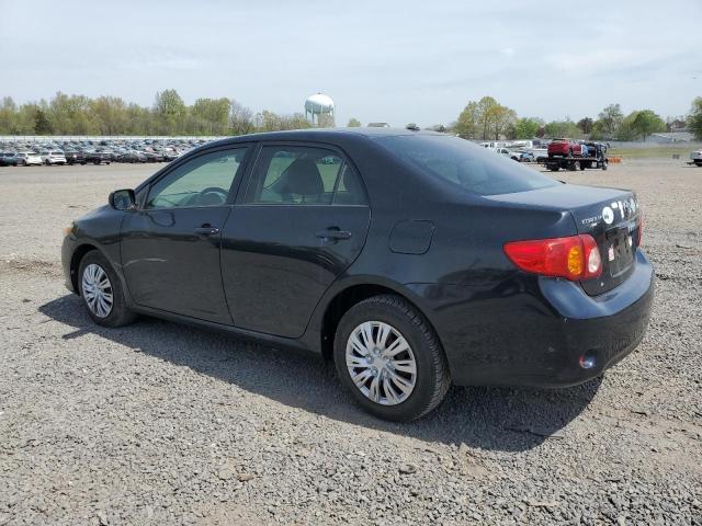 TOYOTA COROLLA BA 2009 black sedan 4d gas JTDBL40E79J051926 photo #3