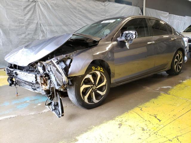 HONDA ACCORD EX 2017 gray  gas 1HGCR2F73HA139226 photo #1