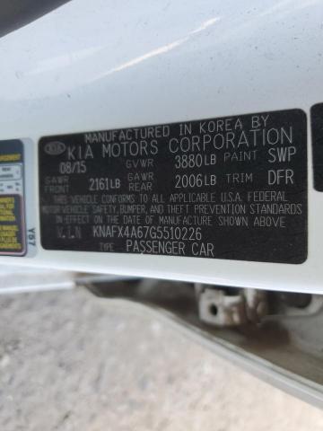 2016 KIA FORTE LX - KNAFX4A67G5510226