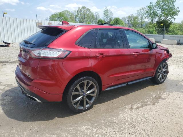 Vin: 2fmpk4ap2jbc62724, lot: 55039005, ford edge sport 20183