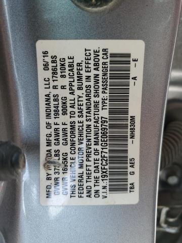2016 HONDA CIVIC EX - 19XFC2F71GE069797