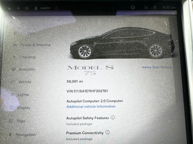 2017 TESLA MODEL S - 5YJSA1E11HF202761