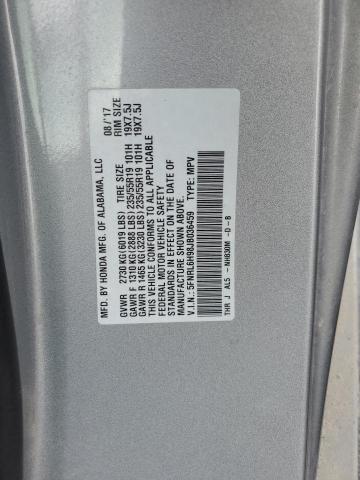2018 HONDA ODYSSEY EL 5FNRL6H98JB036459