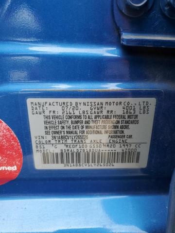 2020 NISSAN SENTRA SV - 3N1AB8CV1LY265026