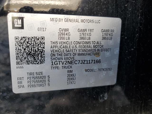 2018 GMC SIERRA K15 - 1GTV2NEC7JZ117166