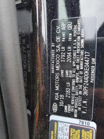 2019 KIA FORTE FE - 3KPF24AD0KE044717