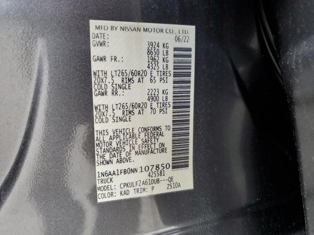 2022 NISSAN TITAN XD S 1N6AA1FB0NN107850
