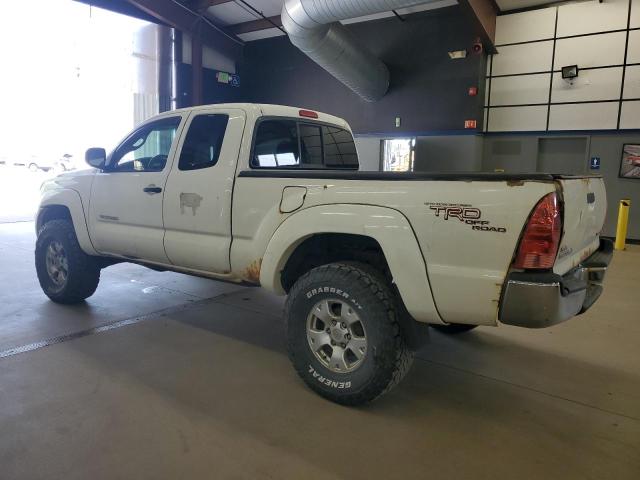 TOYOTA TACOMA ACC 2005 white club cab gas 5TEUU42N95Z014119 photo #3