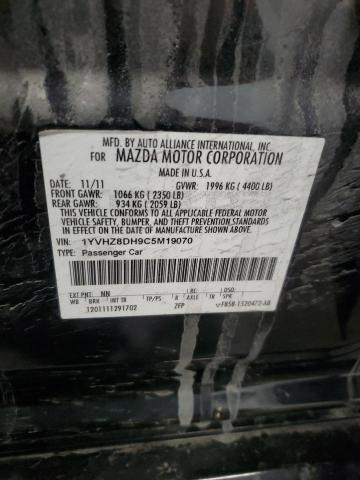 2012 MAZDA 6 I - 1YVHZ8DH9C5M19070