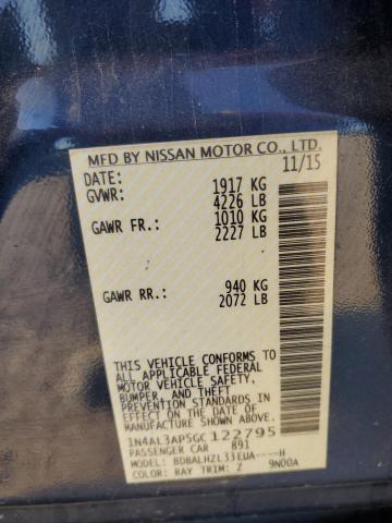 2016 NISSAN ALTIMA 2.5 - 1N4AL3AP5GC122795