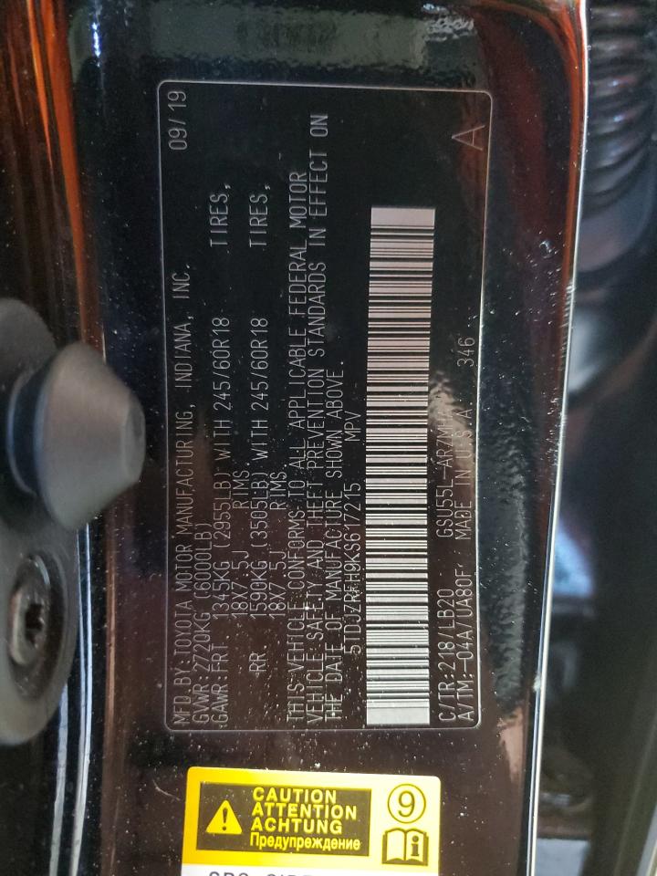 TOYOTA HIGHLANDER SE