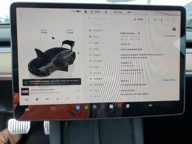 2022 TESLA MODEL 3 - 5YJ3E1EB3NF274221