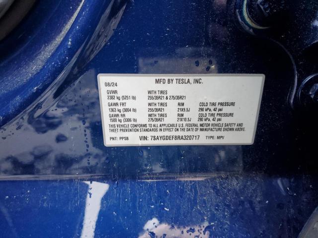 2024 TESLA MODEL Y - 7SAYGDEF8RA320717