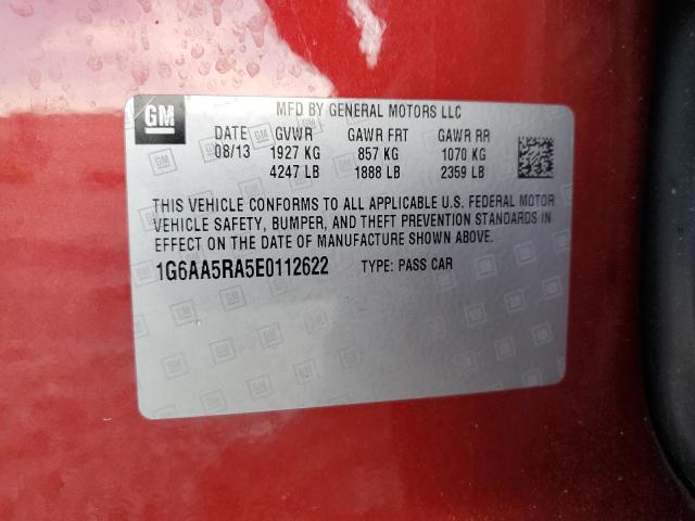 1g6aa5ra5e0112622 - 2014 Cadillac ats - #54192635