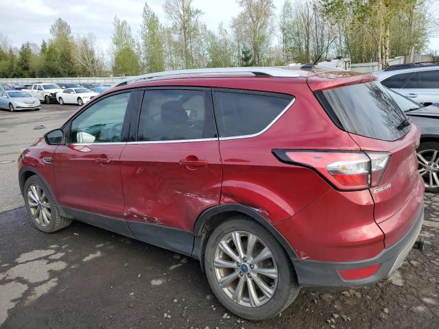 Vin: 1fmcu9j94hue98089, lot: 52550945, ford escape titanium 20172