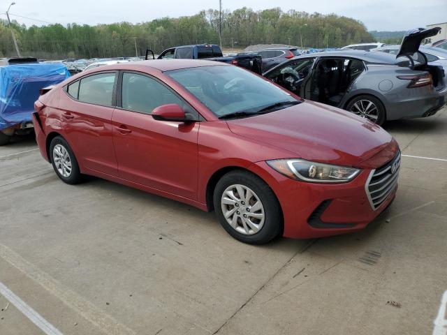Vin: kmhd74lf6hu392115, lot: 53871435, hyundai elantra se 20174