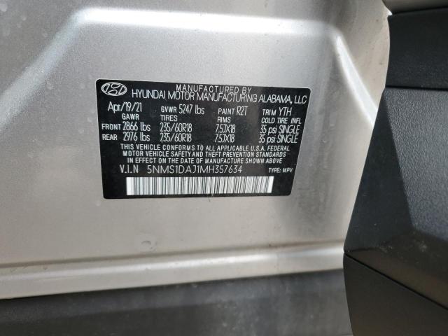 2021 HYUNDAI SANTA FE S - 5NMS1DAJ1MH357634