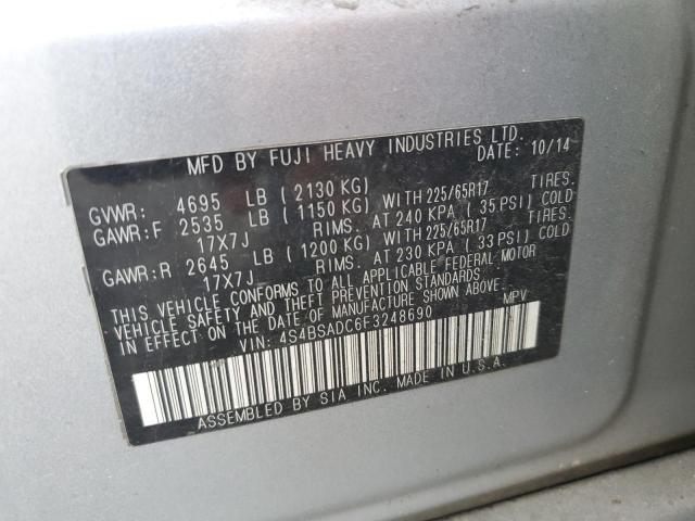2015 SUBARU OUTBACK 2. - 4S4BSADC6F3248690