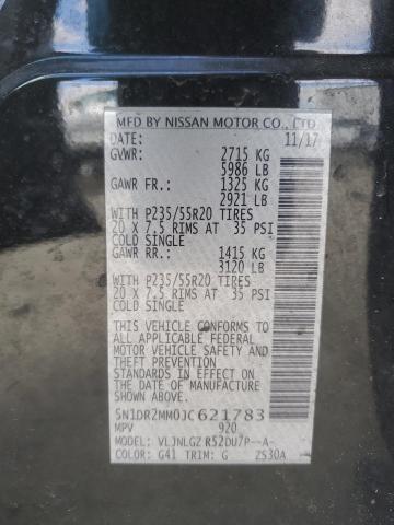 2018 NISSAN PATHFINDER - 5N1DR2MM0JC621783