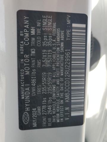 2024 HYUNDAI TUCSON SEL - KM8JCCD12RU229961
