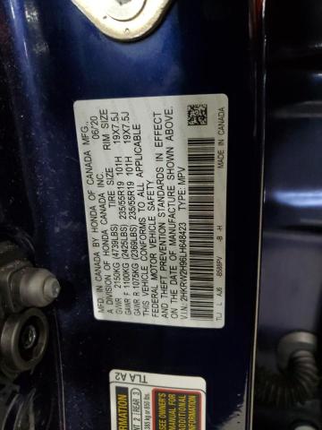 2020 HONDA CR-V TOURI - 2HKRW2H96LH648423