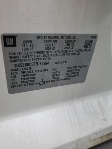 2015 GMC YUKON SLT 1GKS2BKC3FR132264