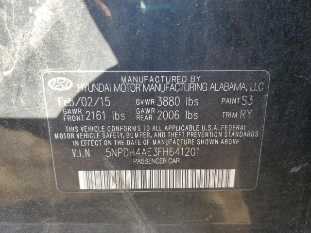 2015 HYUNDAI ELANTRA SE - 5NPDH4AE3FH641201