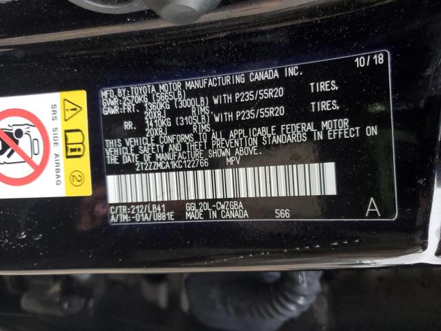 2019 LEXUS RX 350 BAS - 2T2ZZMCA1KC122766