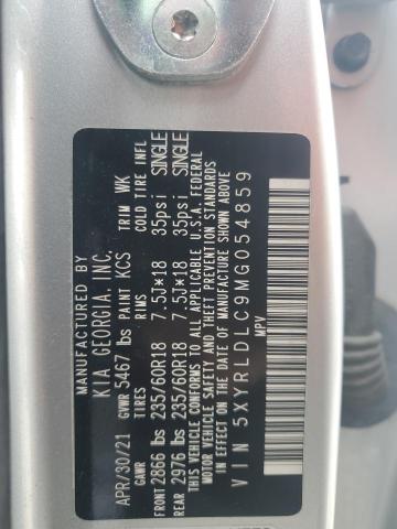 2021 KIA SORENTO S - 5XYRLDLC9MG054859