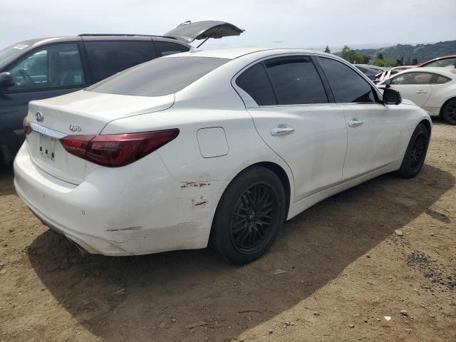 INFINITI Q50 LUXE 2021 white  gas JN1EV7BP8MM706354 photo #4
