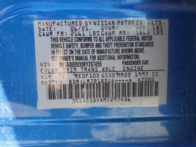 2021 NISSAN SENTRA SR 3N1AB8DVXMY297456