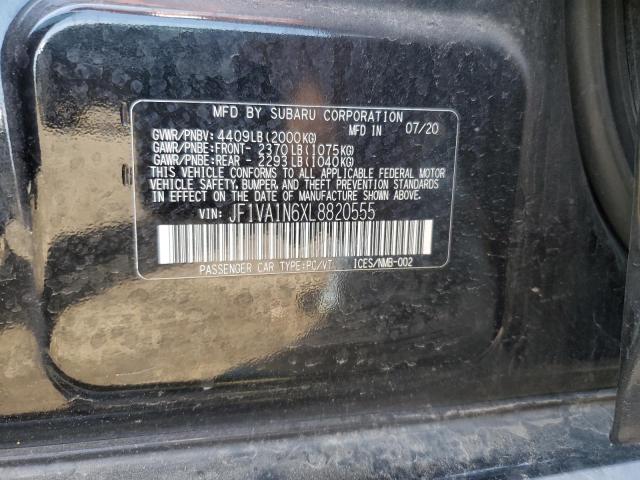 2020 SUBARU WRX LIMITE JF1VA1N6XL8820555