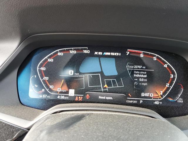 2022 BMW X6 M50I 5UXCY8C02N9M99689