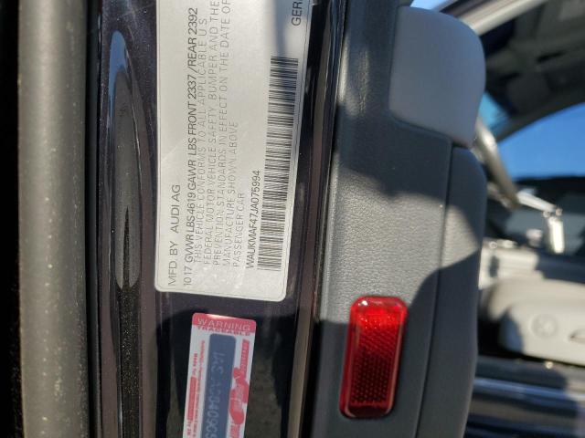2018 AUDI A4 PREMIUM - WAUKMAF47JA075994