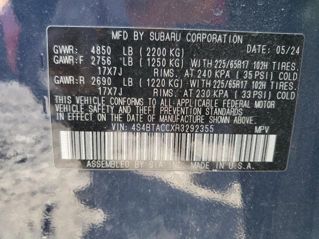 2024 SUBARU OUTBACK PR - 4S4BTACCXR3292355