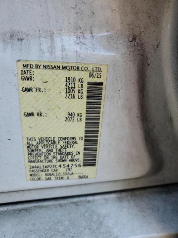 2015 NISSAN ALTIMA 2.5 - 1N4AL3AP2FC454756