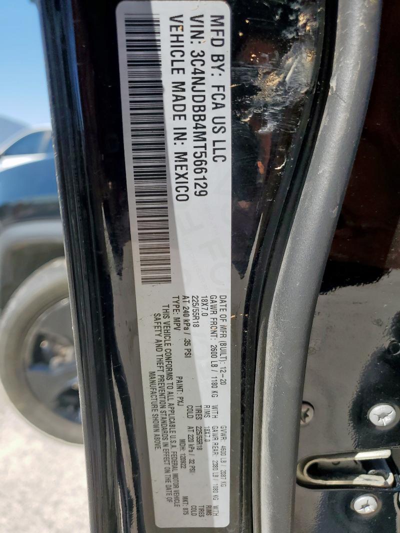 2021 JEEP COMPASS LA - 3C4NJDBB4MT566129
