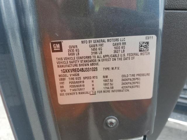 2011 GMC ACADIA SLT #3290319023