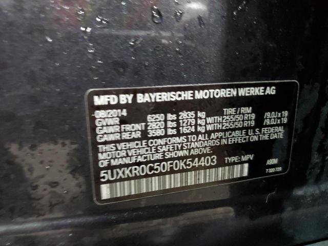 2015 BMW X5 XDRIVE3 - 5UXKR0C50F0K54403