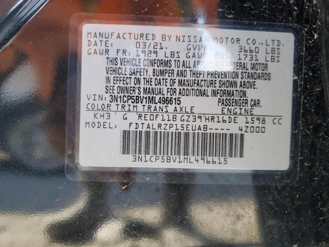 2021 NISSAN KICKS S 3N1CP5BV1ML496615