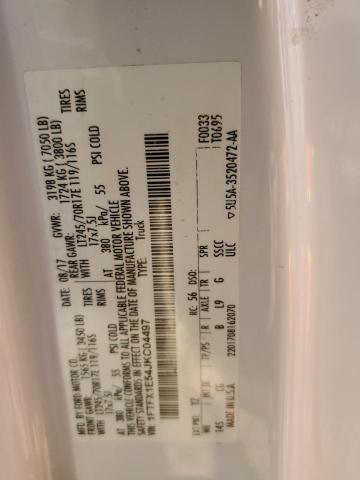 2018 FORD F150 SUPER - 1FTFX1E54JKC04497