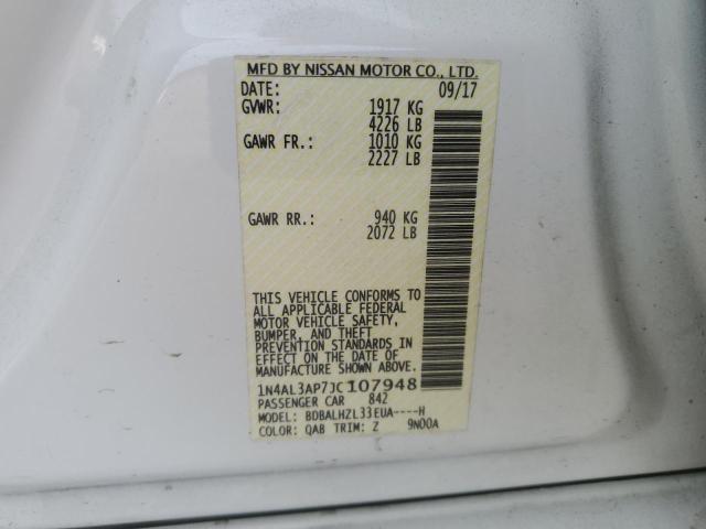 2018 NISSAN ALTIMA 2.5 - 1N4AL3AP7JC107948