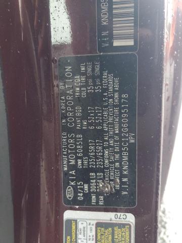 2016 KIA SEDONA LX - KNDMB5C12G6095178