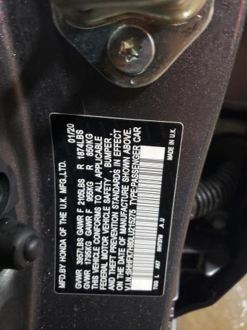 2020 HONDA CIVIC EXL - SHHFK7H80LU215275