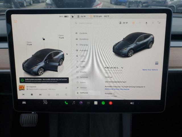 2024 TESLA MODEL Y 7SAYGDEEXRF071427