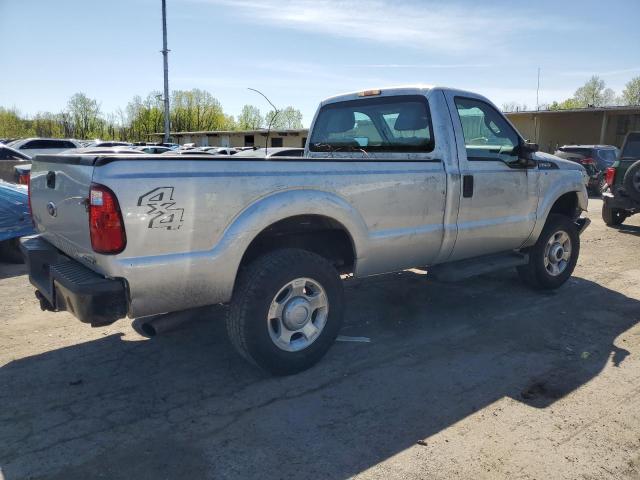 FORD F250 SUPER 2012 silver pickup gas 1FTBF2B64CEA04600 photo #4
