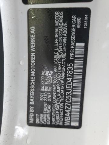 2018 BMW 440XI WBA4Z7C53JED47835