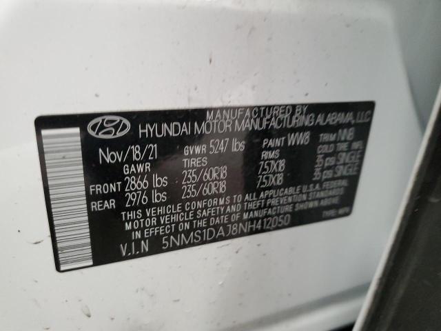 2022 HYUNDAI SANTA FE S - 5NMS1DAJ8NH412050