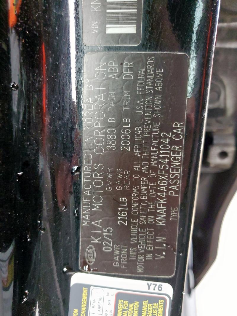 2015 KIA FORTE LX - KNAFK4A6XF5411042