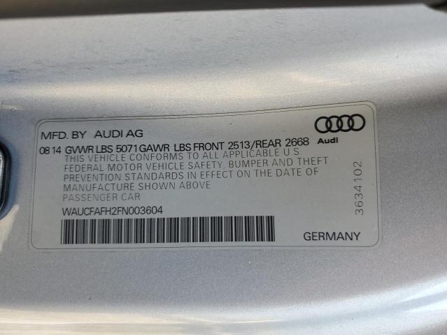 2015 AUDI A5 PREMIUM WAUCFAFH2FN003604